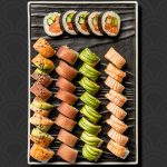 Luxe Kokumi maki sushi med friske råvarer hos sushi restaurant i Næstved